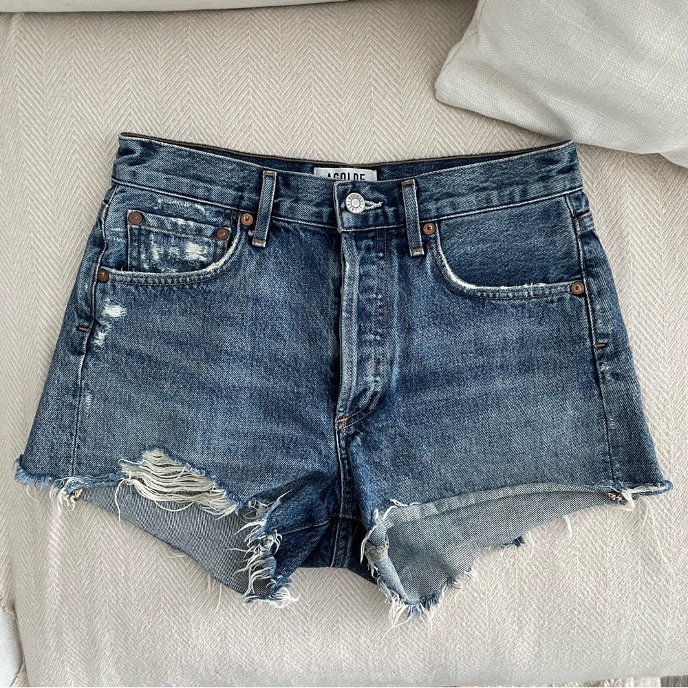 AGOLDE Parker denim shorts Rock Steady